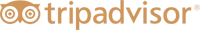 A TripAdvisor logo with orange wordmark and owl icon on a white background, featuring the text &ldquo;tripadvisor&rdquo; and a smiling owl.